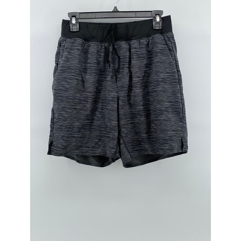 YPB Men's Charcoal Heather Gray Pull-On Drawstring Active Shorts SZ S